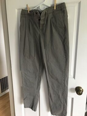 ESNTLS grey chinos size Large